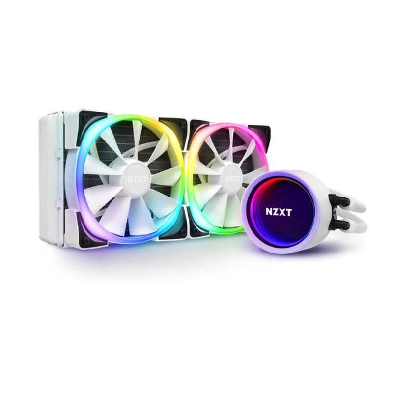 NZXT Kraken X53 RGB 240mm Liquid Cooler - Matte White - مبرد
